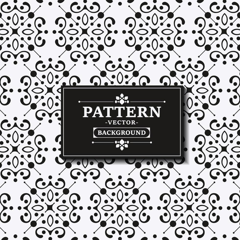 flat ornament line pattern design vector