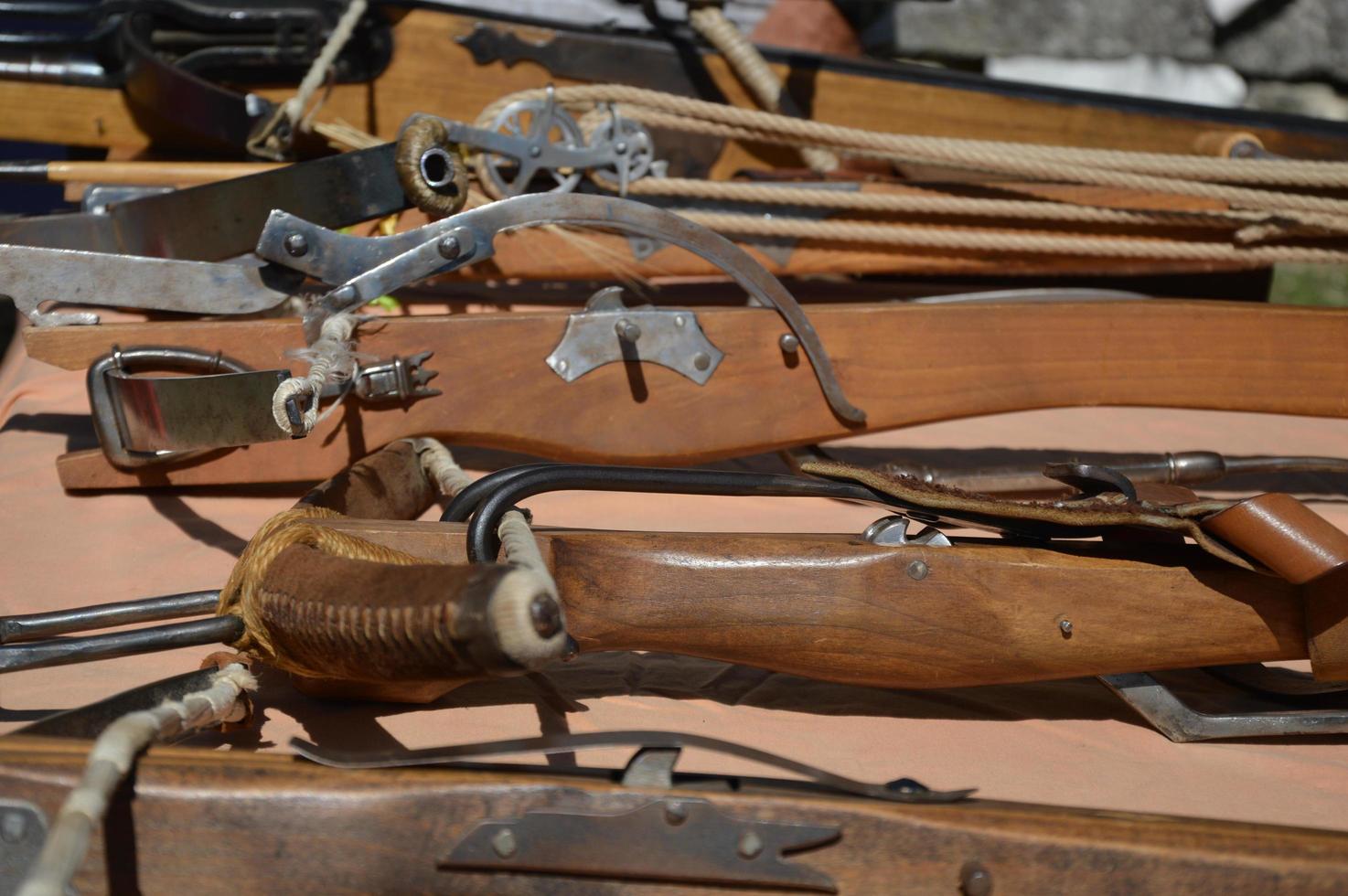 Weapons from the mediaeval photo