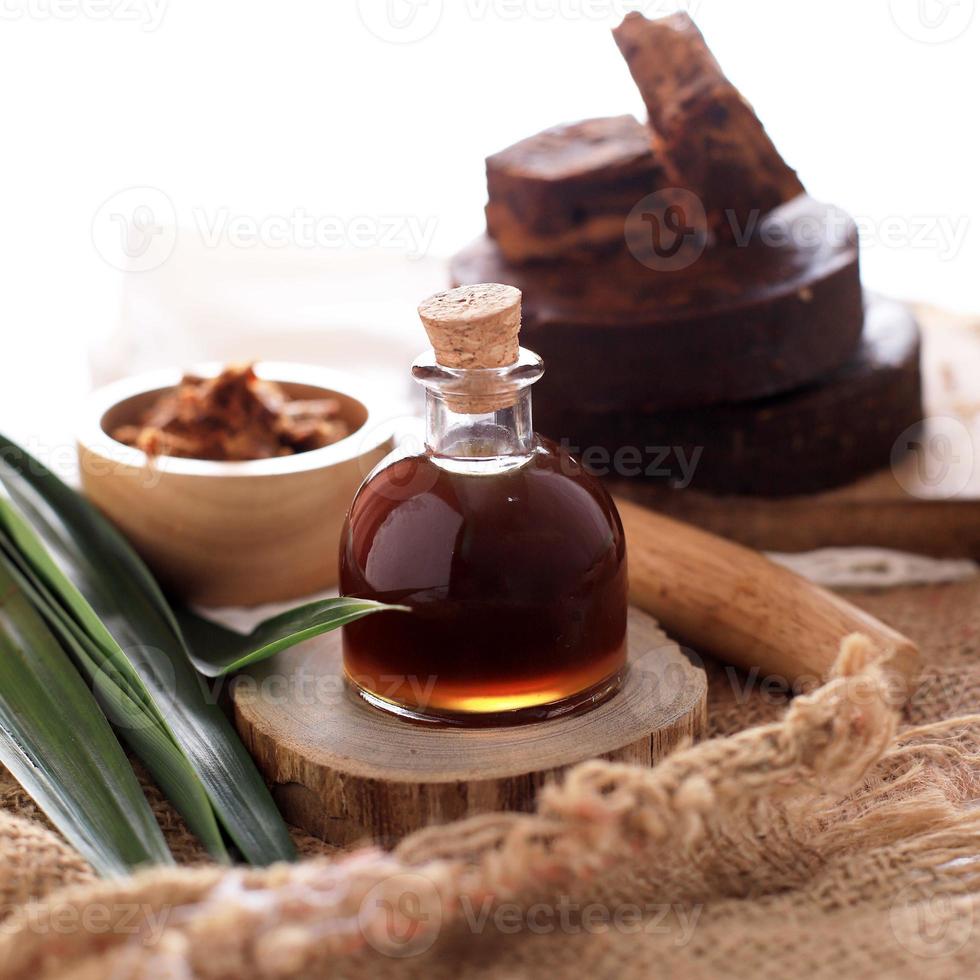 Liquid Palm Sugar on Small Bottle photo