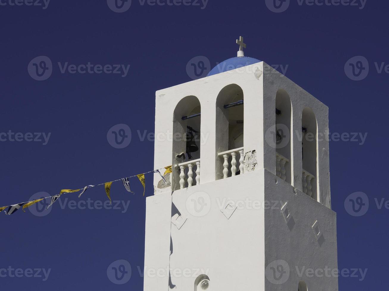 santorini island in greece photo