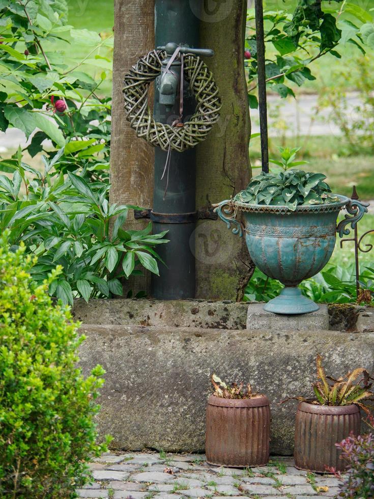 horario de verano en el jardin foto