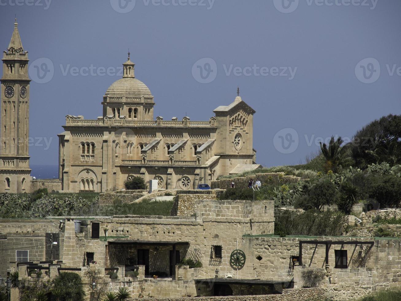 the island of gozo on the mediterranean sea photo