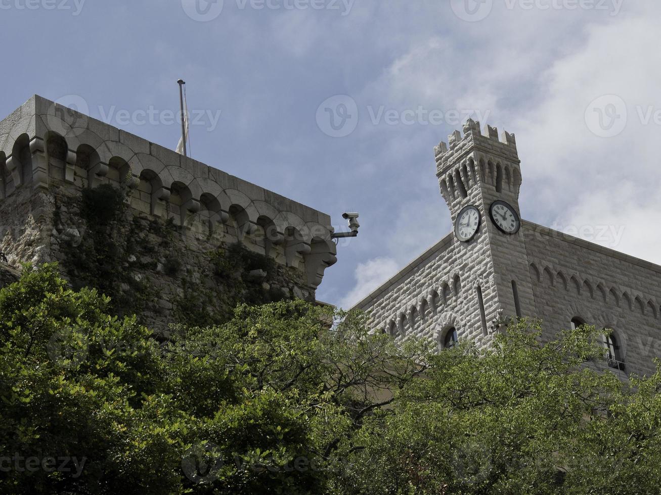 monaco at the mediterranean sea photo