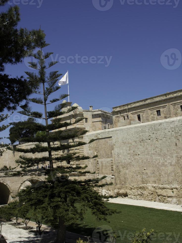 the old city of Mdina on malta photo