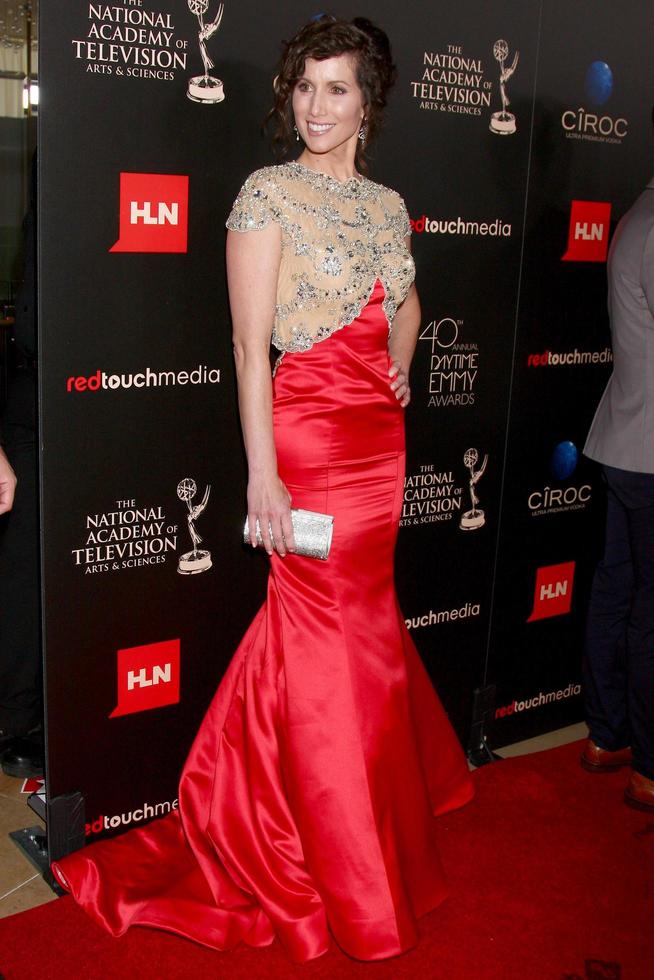 LOS ANGELES, JUN 16 -  Heather Roop arrives at the 40th Daytime Emmy Awards at the Skirball Cultural Center on June 16, 2013 in Los Angeles, CA photo