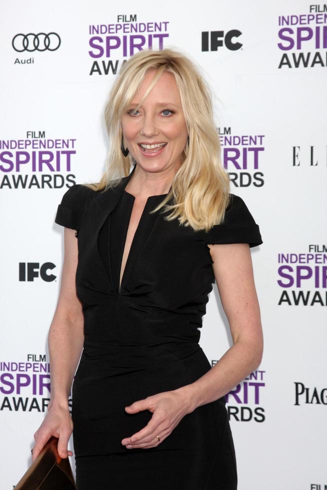 LOS ANGELES, FEB 25 -  Anne Heche arrives at the 2012 Film Independent Spirit Awards at the Beach on February 25, 2012 in Santa Monica, CA photo
