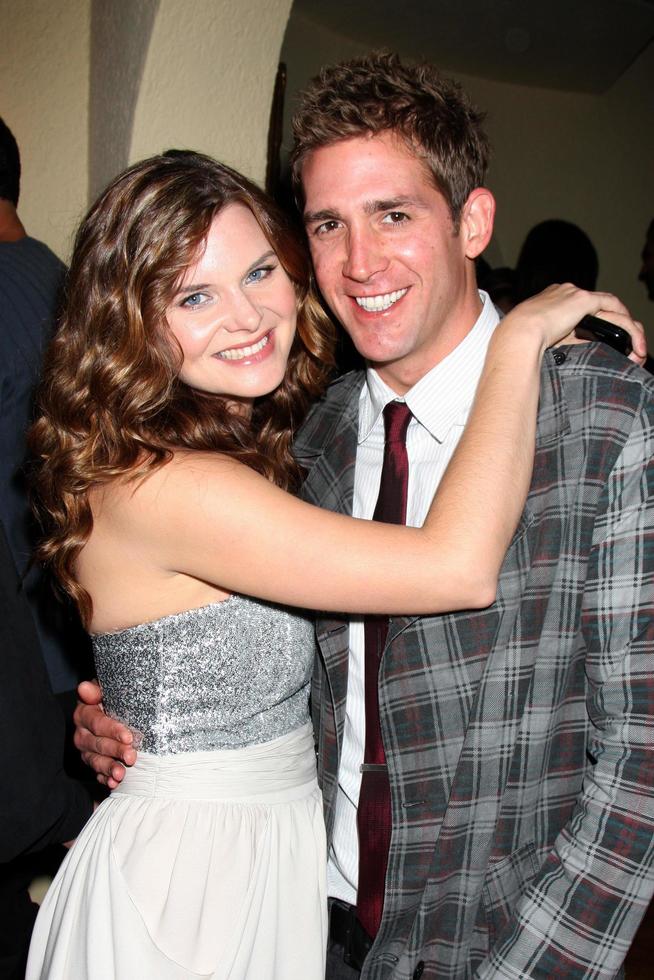 LOS ANGELES, DEC 11 -  Heather Tom, Eric Szmanda  CSI  at Heather Tom s Annual Christmas Party 2010 at Private Home on December 11, 2010 in Glendale, CA photo