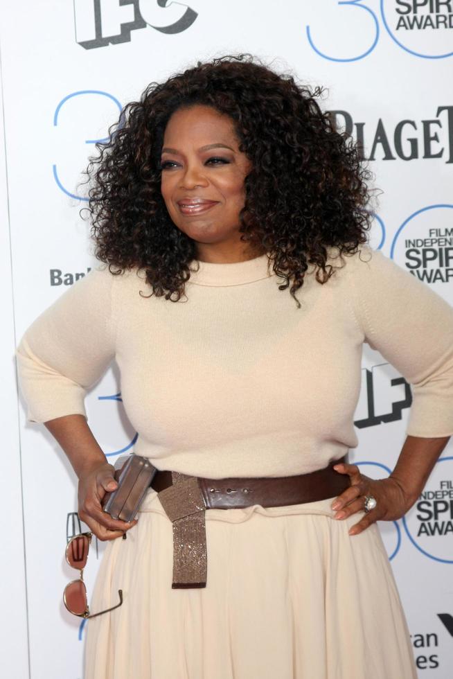 LOS ANGELES, FEB 21 -  Oprah Winfrey at the 30th Film Independent Spirit Awards at a tent on the beach on February 21, 2015 in Santa Monica, CA photo