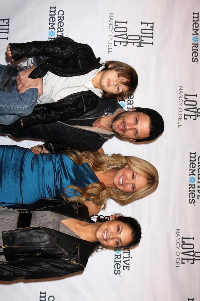 LOS ANGELES, OCT 25 -  Greg Vaughn and Family,  Nancy O Dell arrives at the Full of Love  Book Launch Party at SLS Hotel on October 25, 2010 in Beverly Hills, CA photo