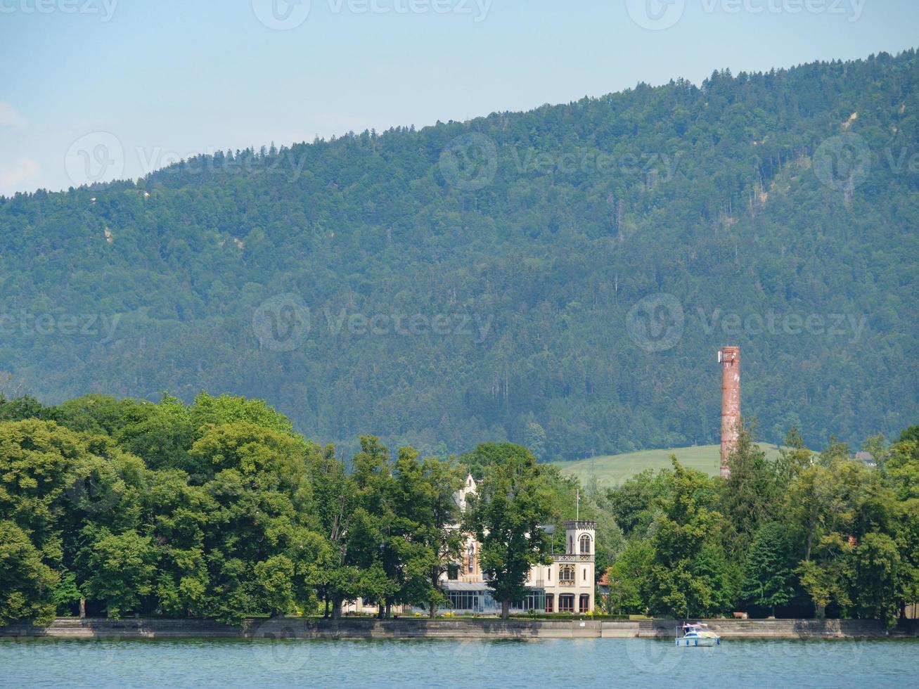 bregenz y lindau en el lago de constanza foto