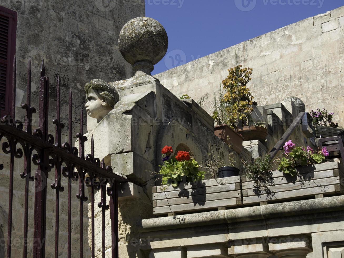 the old city of Mdina on malta photo