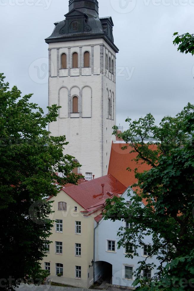 the city of Tallinn in estonia photo