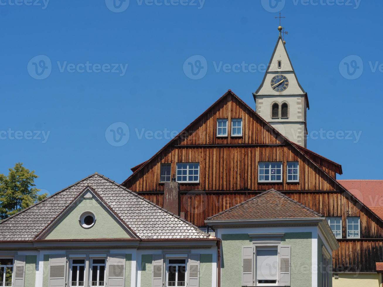 Meersburg at the lake constance in germany photo