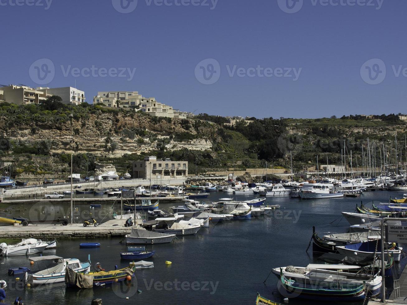 the island of gozo on the mediterranean sea photo