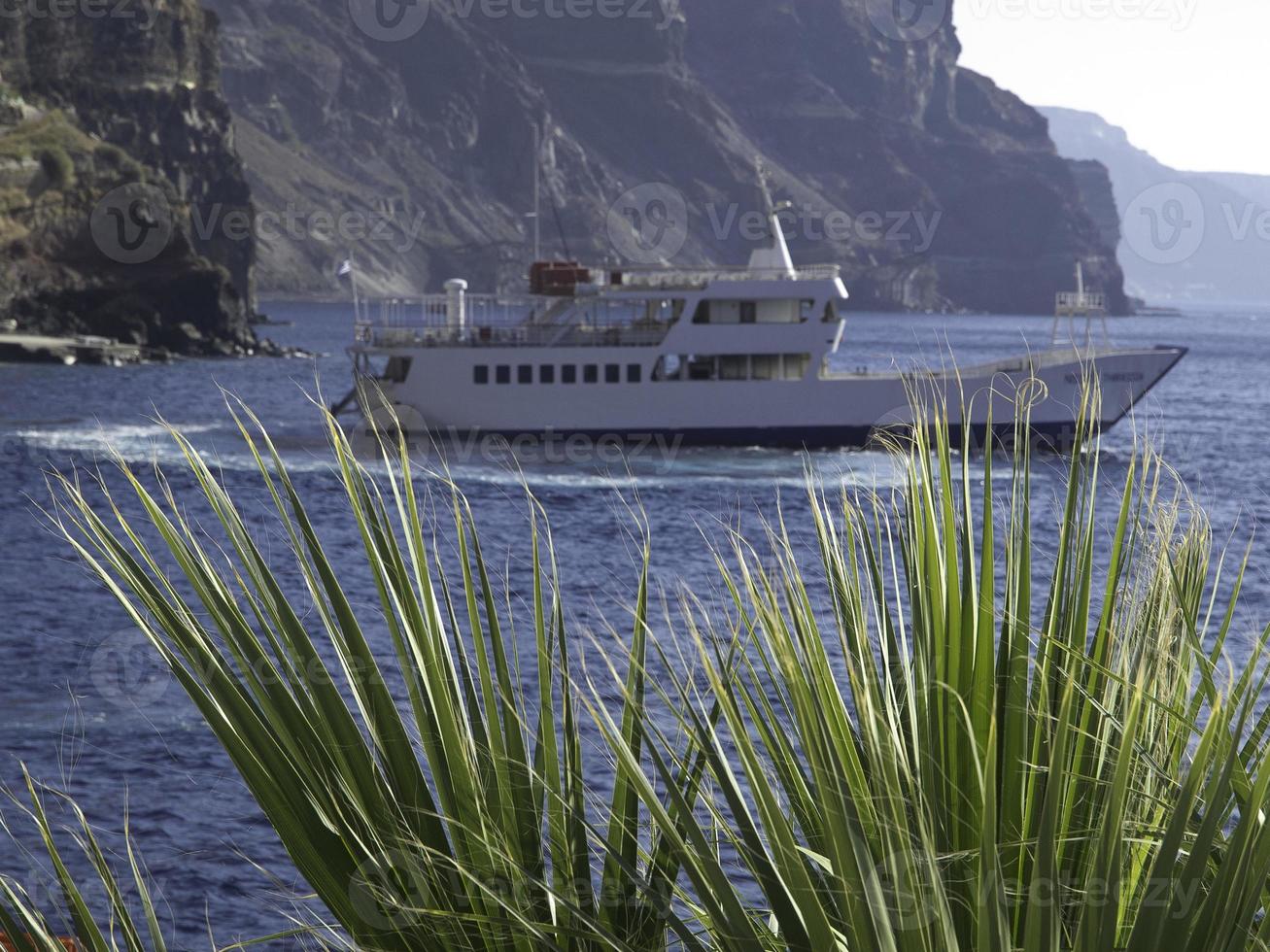 santorini island in greece photo