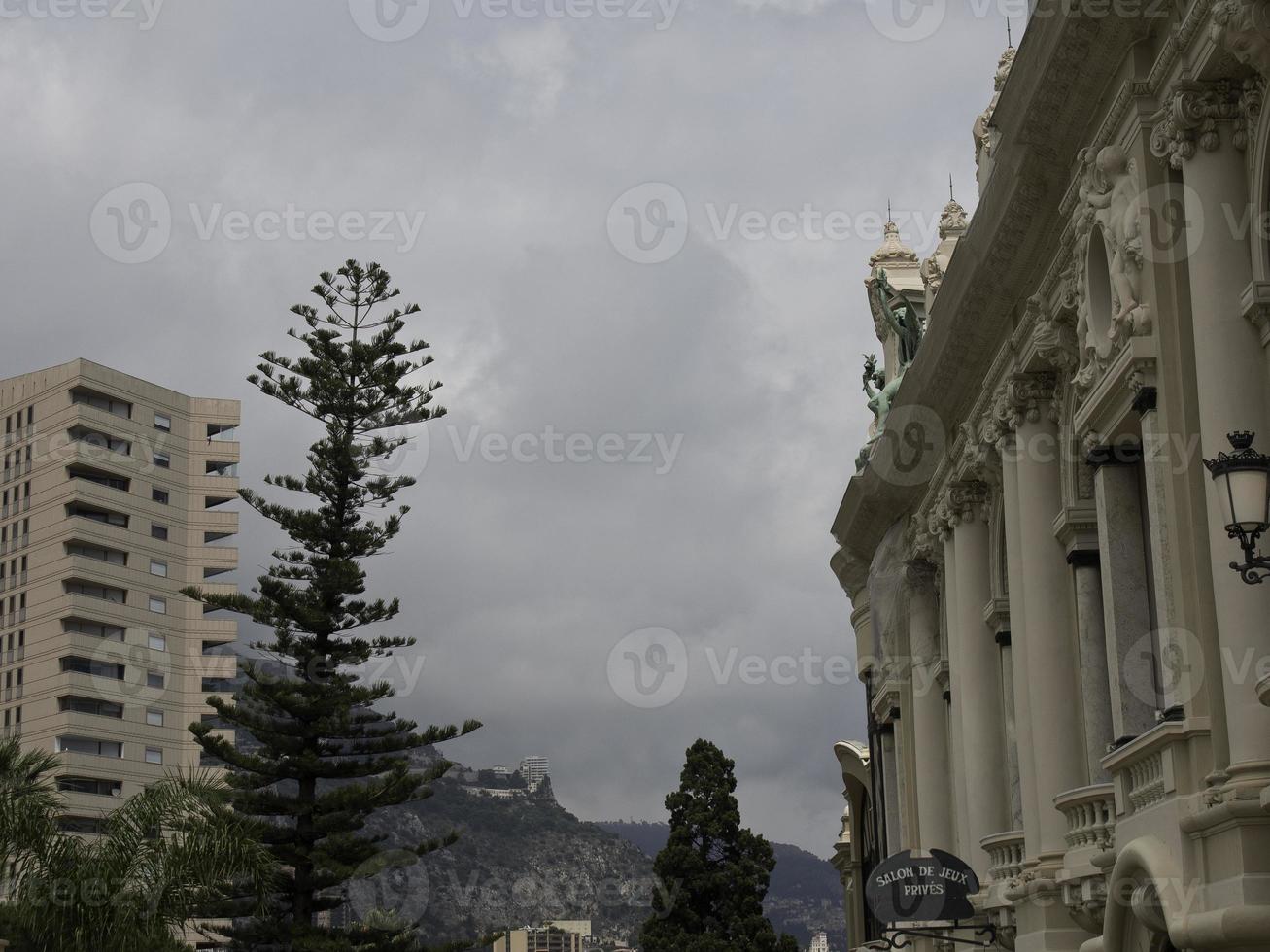 monaco at the mediterranean sea photo