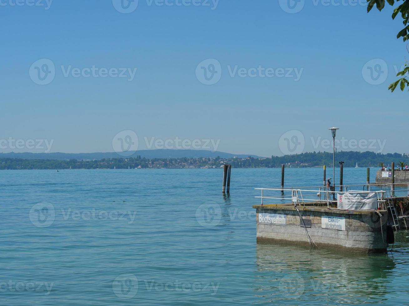 Meersburg at the lake constance in germany photo