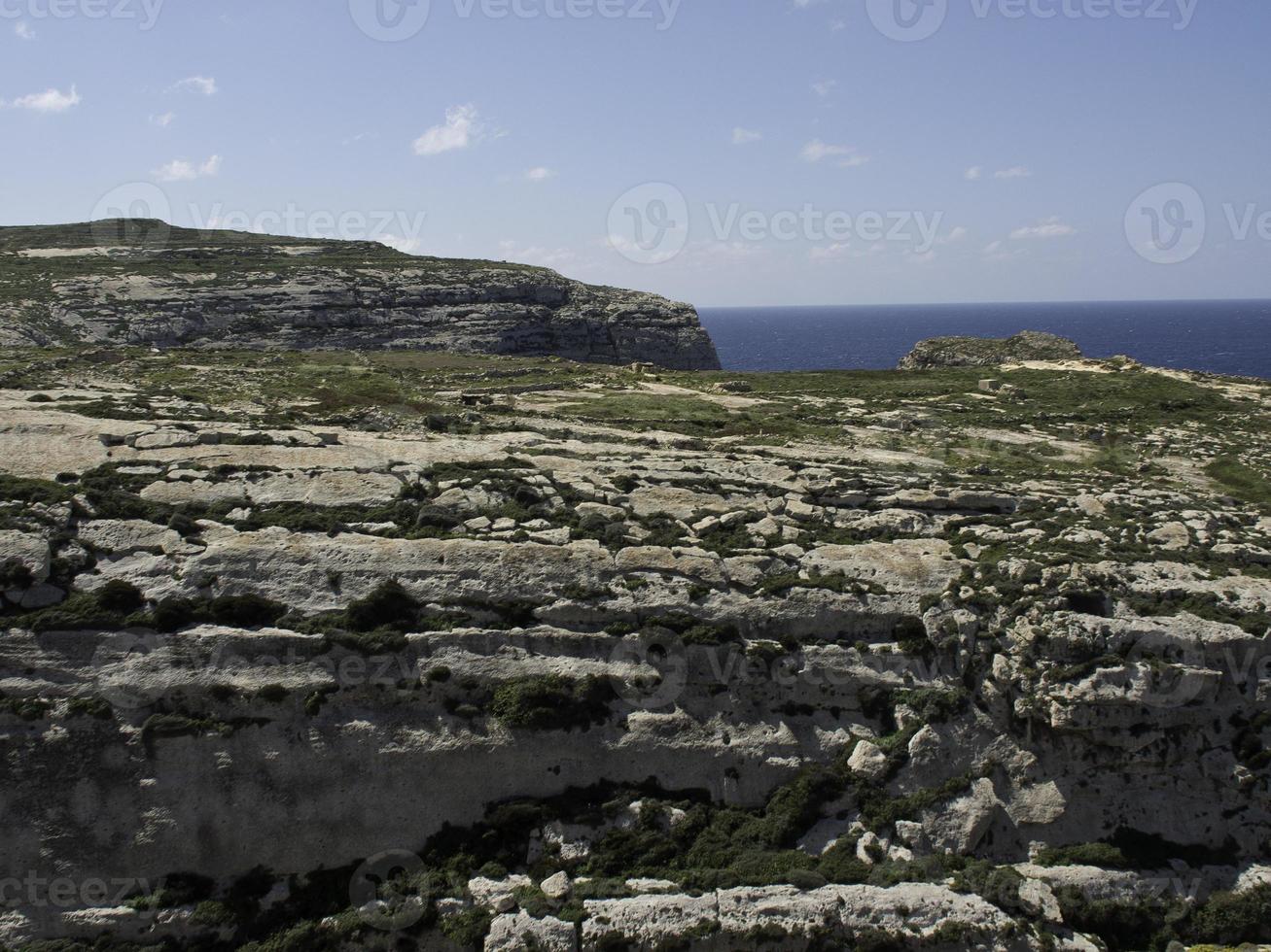the island of gozo on the mediterranean sea photo