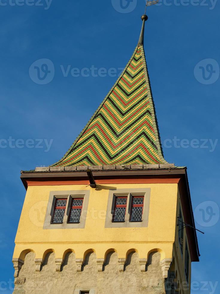 lindau at the lake constance in germany photo