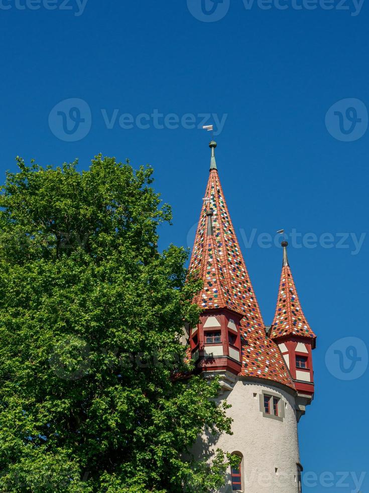 the city of Lindau at the lake constance photo