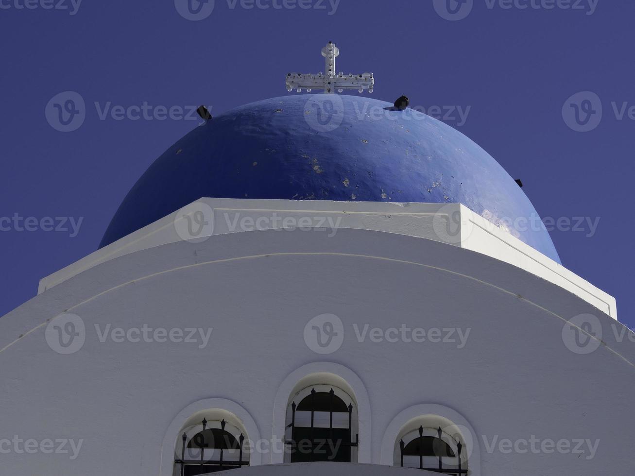santorini island in greece photo