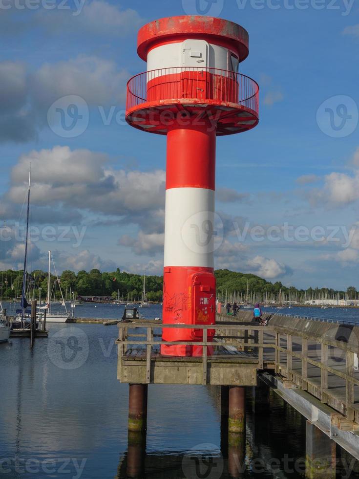 the city of Eckernfoerde at the baltic sea photo