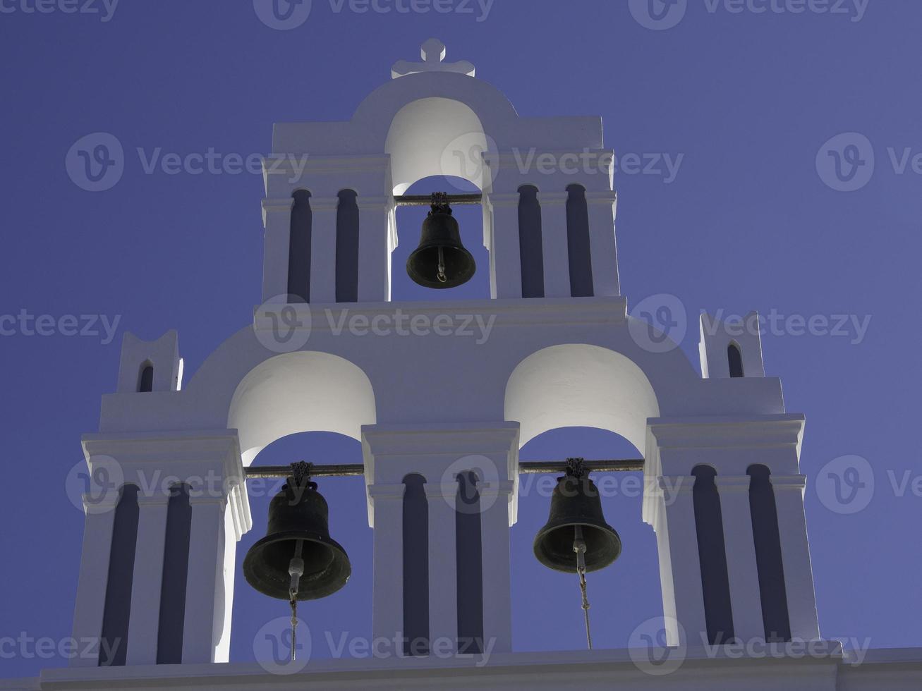 santorini island in greece photo