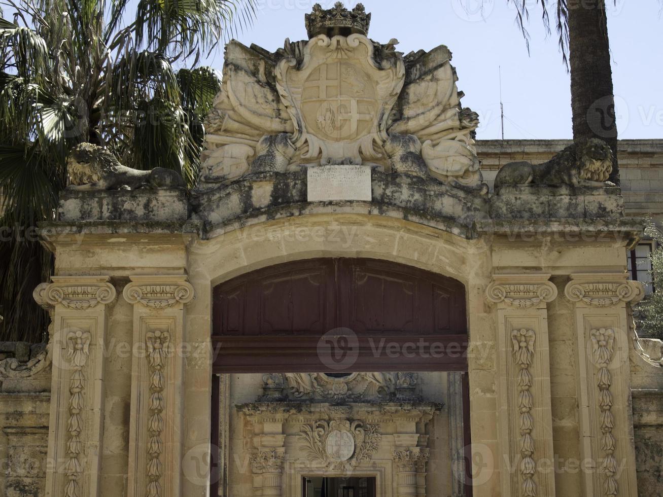 the old city of Mdina on malta photo