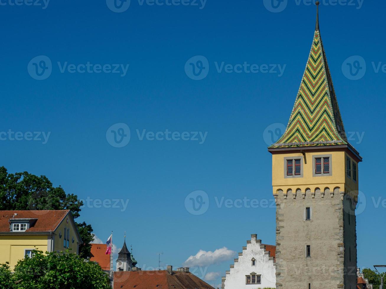 the city of Lindau at the lake constance photo