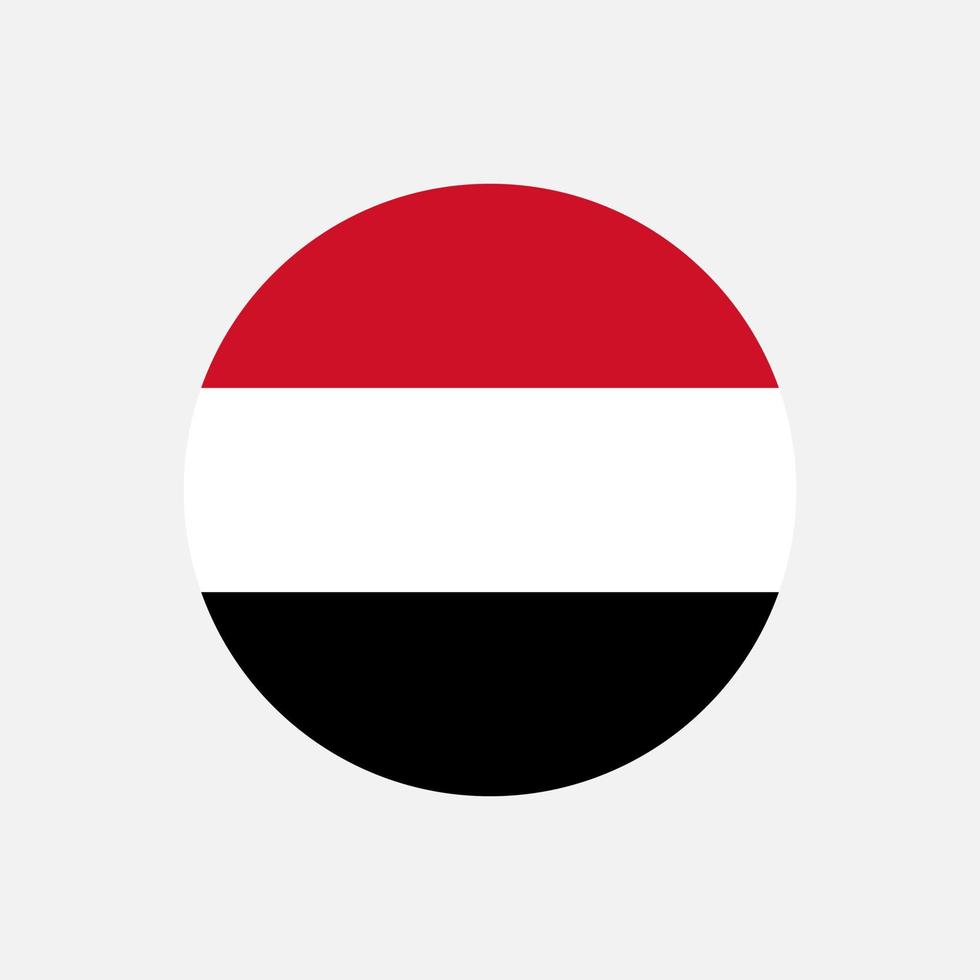 Country Yemen. Yemen flag. Vector illustration.