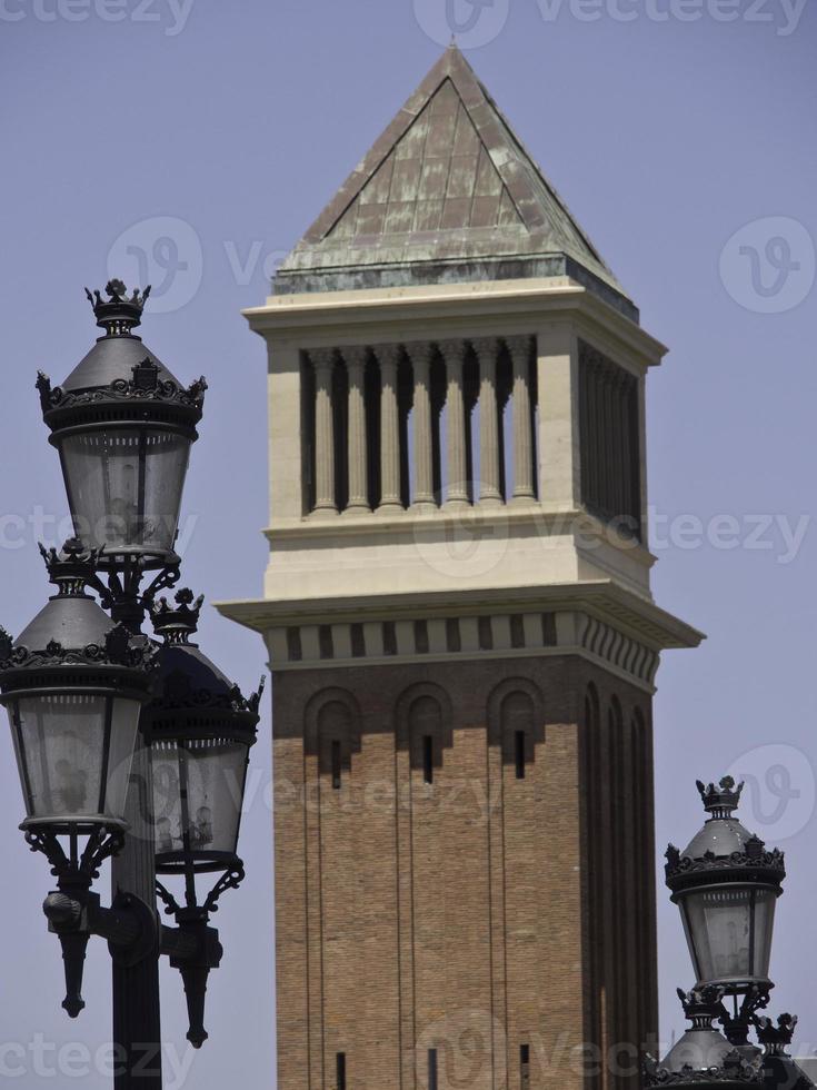 The city of Barcelona in spain photo