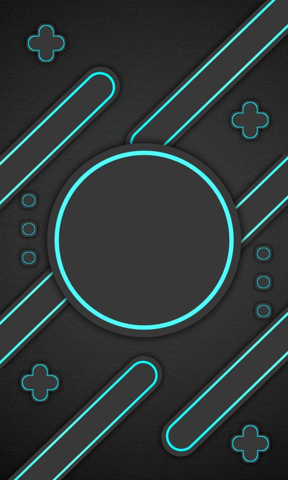 background wallpaper with a modern concept with a combination of sky blue colors. vector