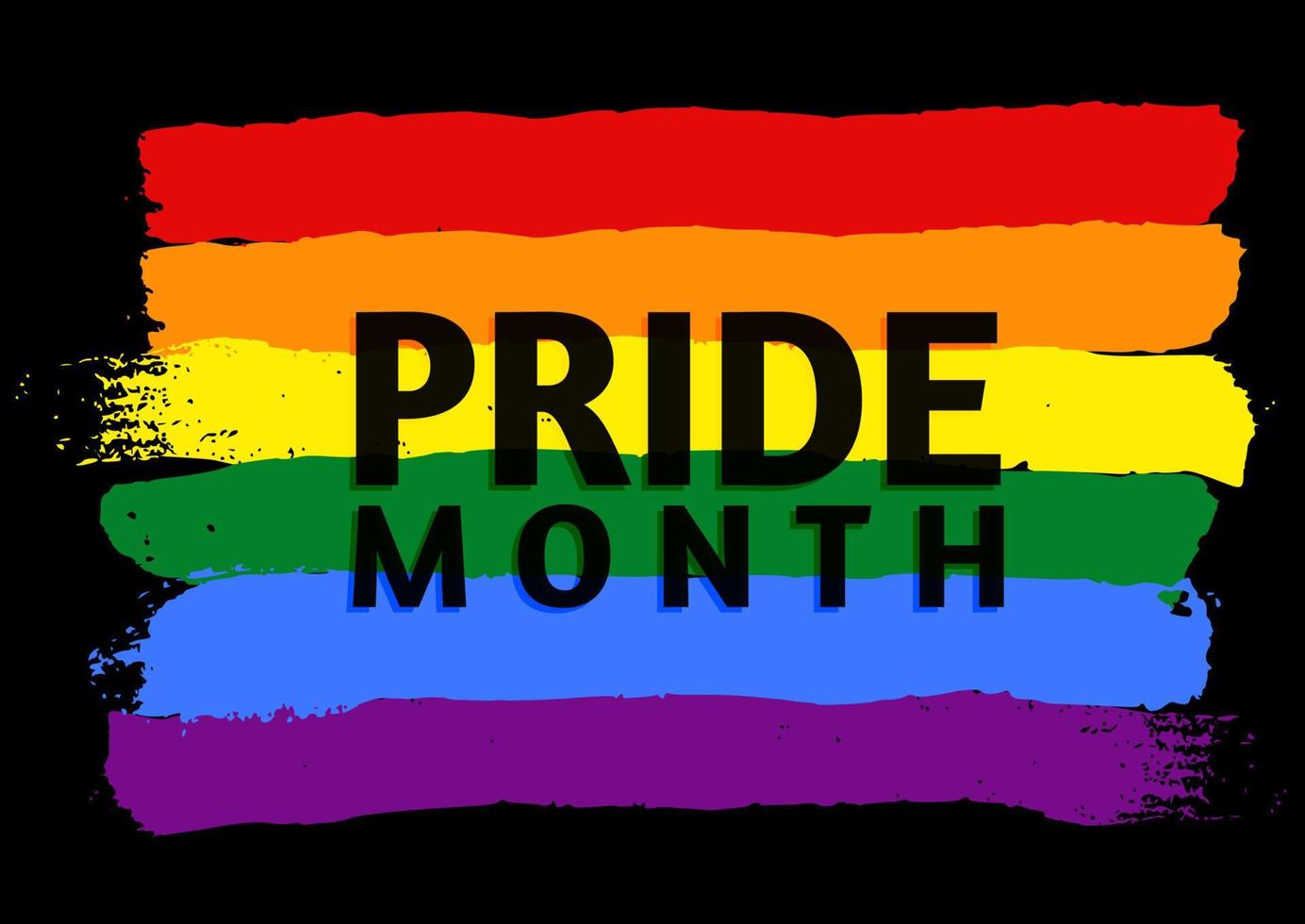 Grunge pride month flag background 8599414 Vector Art at Vecteezy