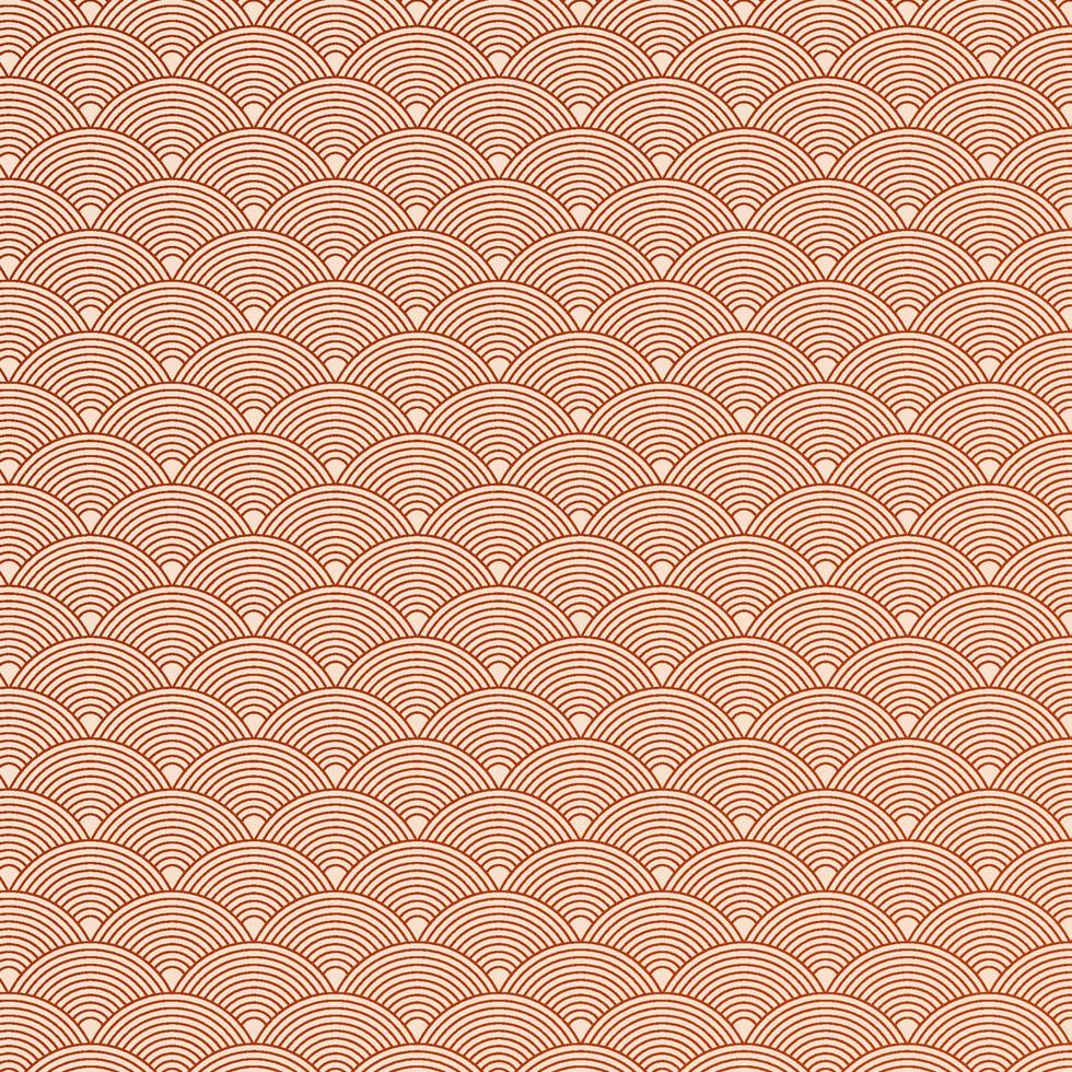 Abstract japanese wave pattern design vector