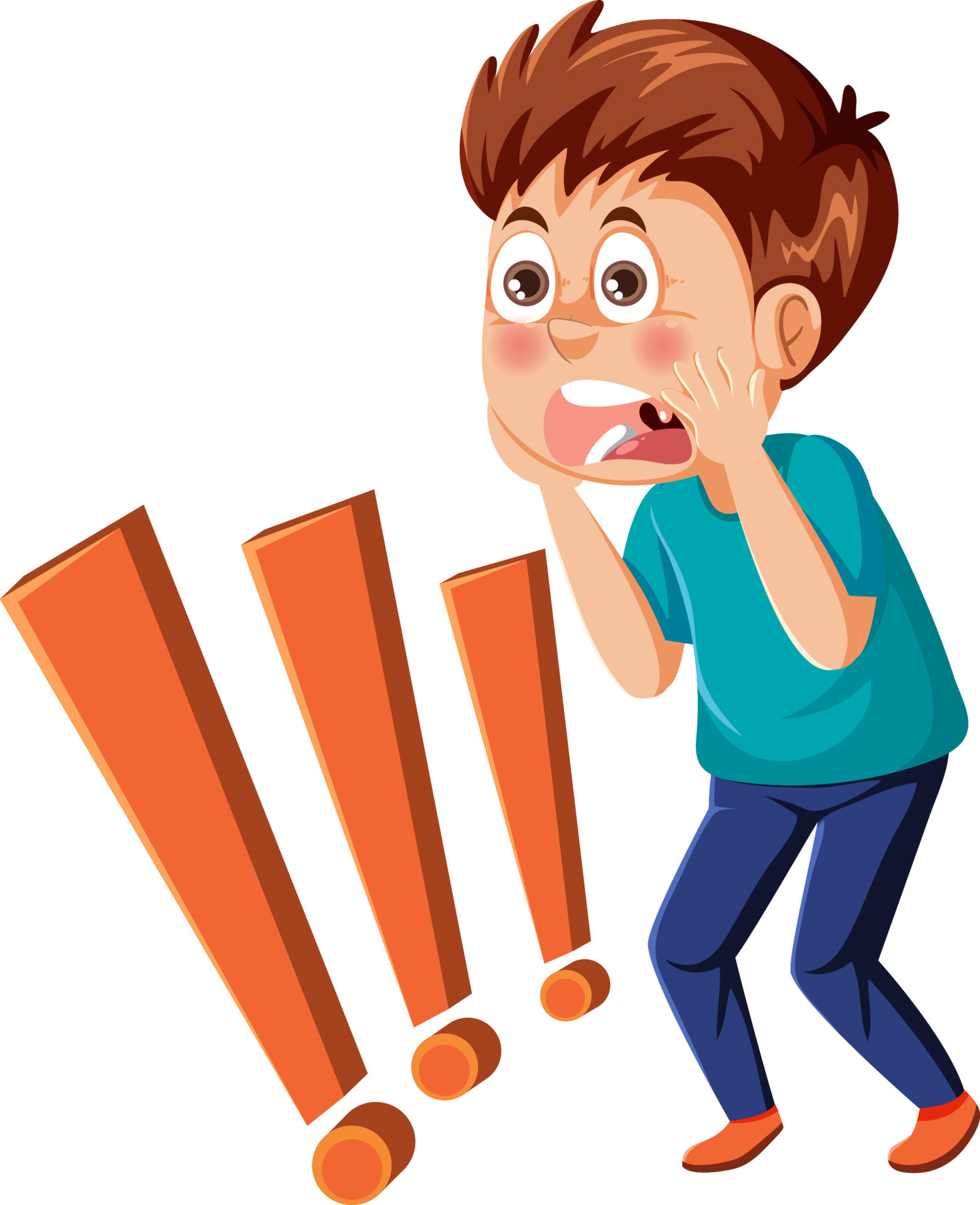 Shocked boy cartoon character 8599643 Vector Art at Vecteezy Shocked boy cartoon character 8599643 Vector Art at Vecteezy