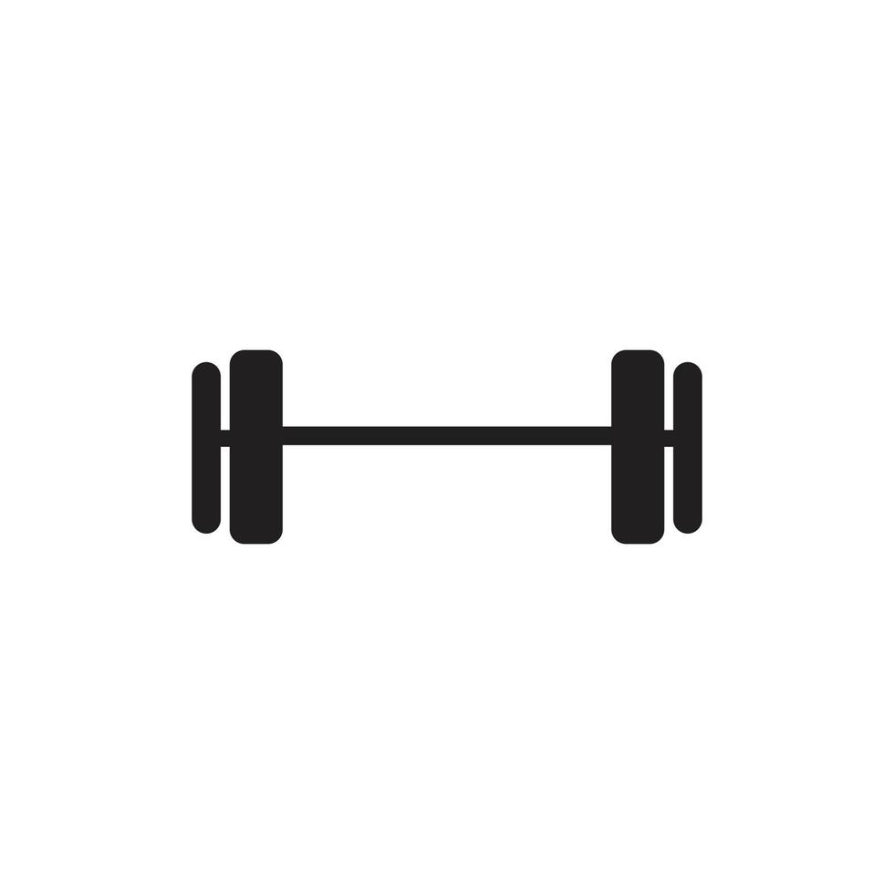 gym icon white bacground for apps and web vector