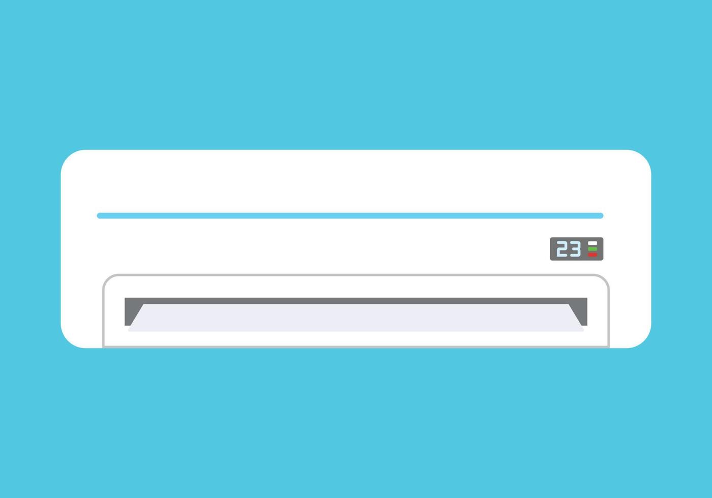 Animated AC Air Conditioner Icon Clipart Vector Image