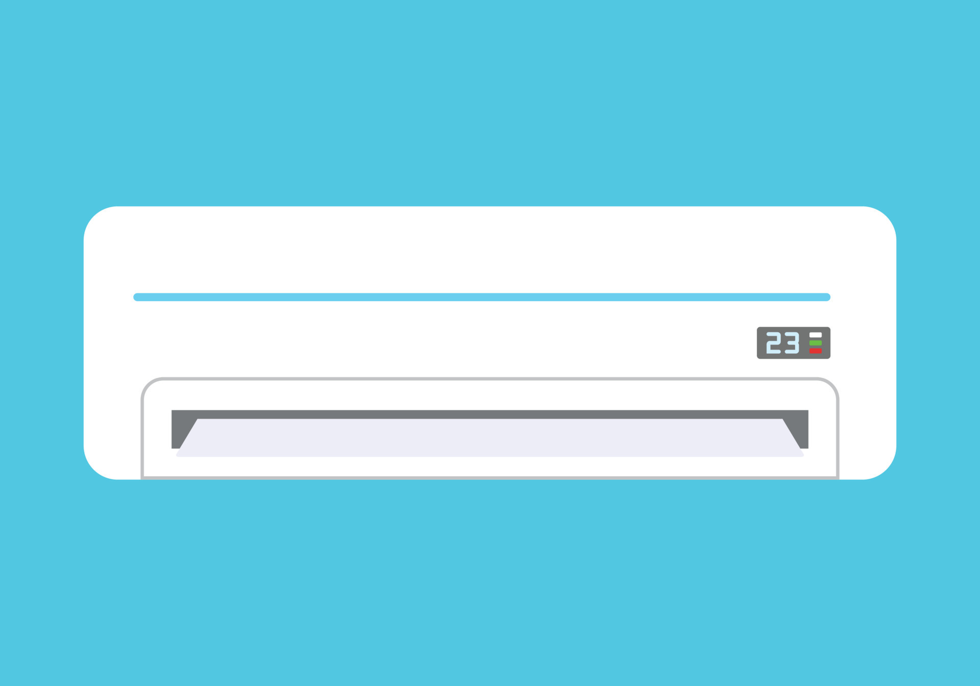 Animated AC Air Conditioner Icon Clipart Vector Image 8601537 Vector
