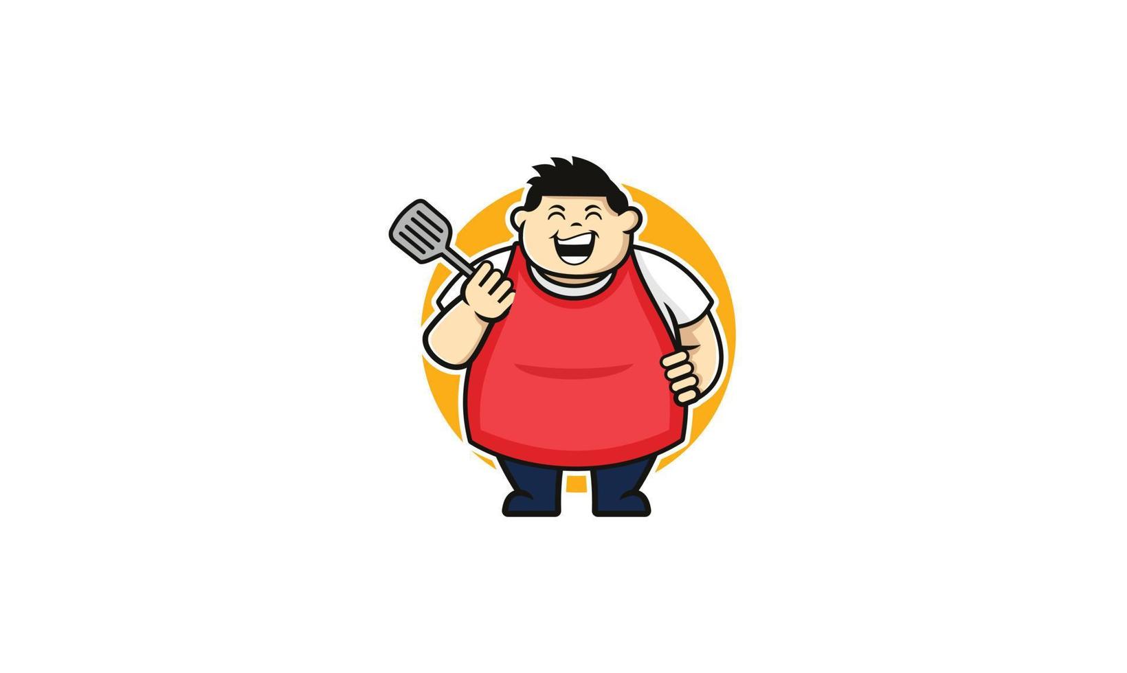 Chef Cartoon Design vector