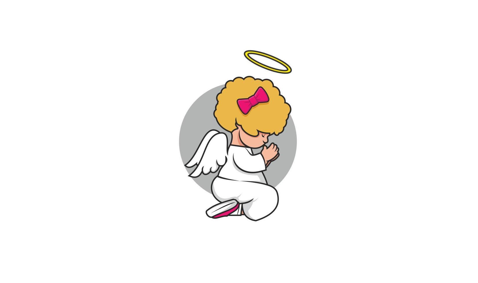 Angel Cartoon Design vector