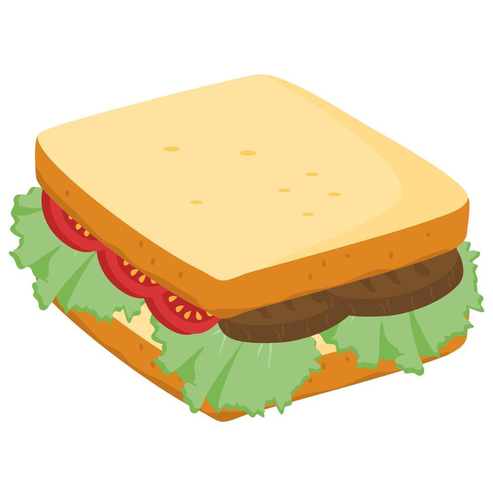 Delicious fast food vector