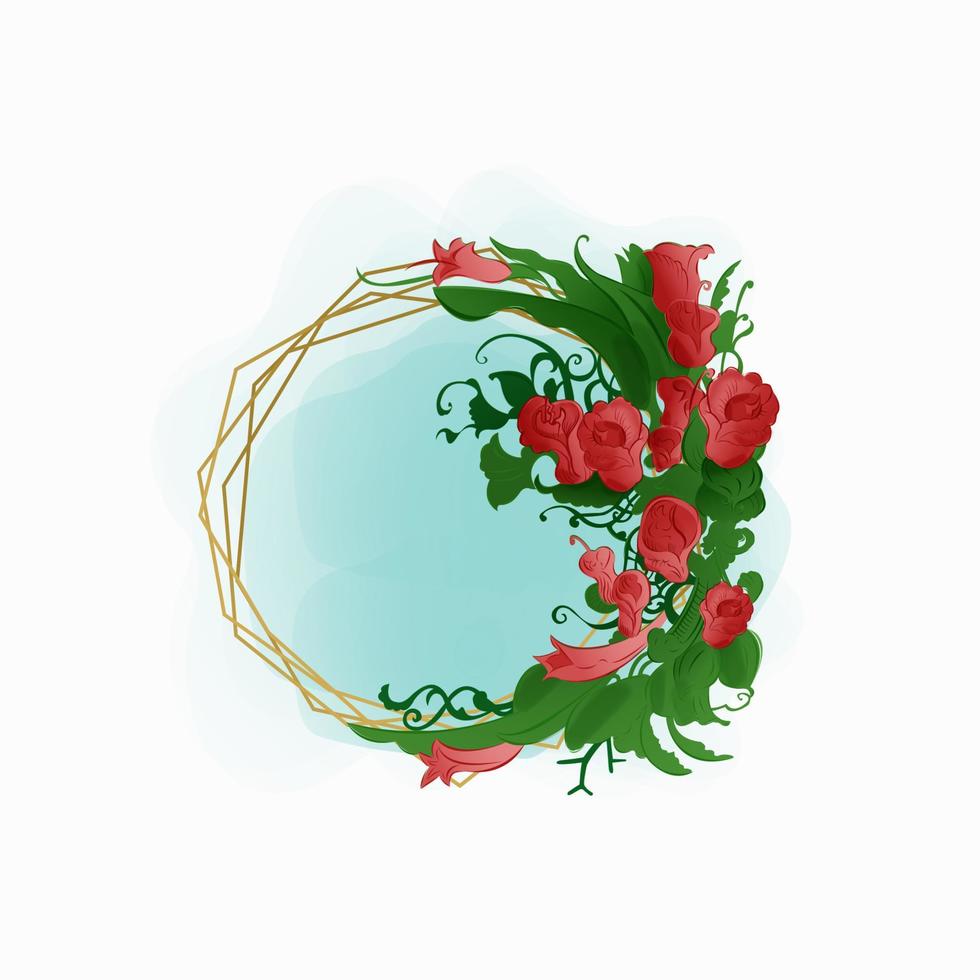 flowers arrangement vector illustration vector design