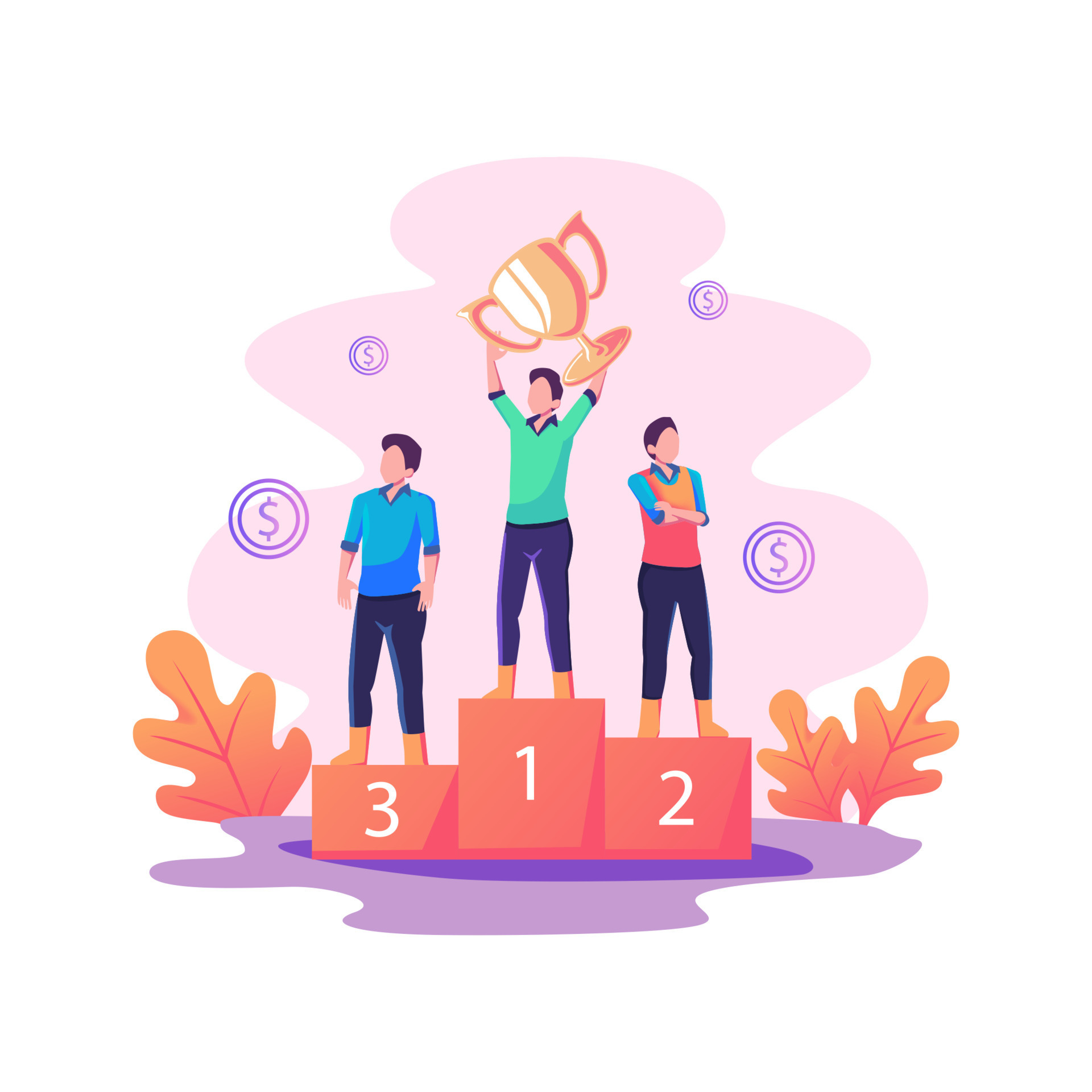 business competition vector flat illustration design 8601858 Vector Art at Vecteezy