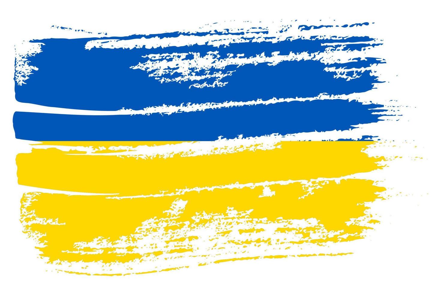 Ukraine national flag vector