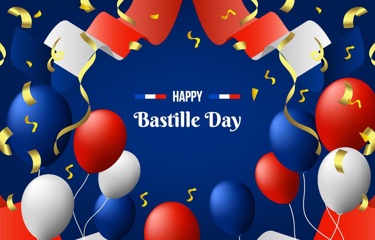 Bastille Day Background vector