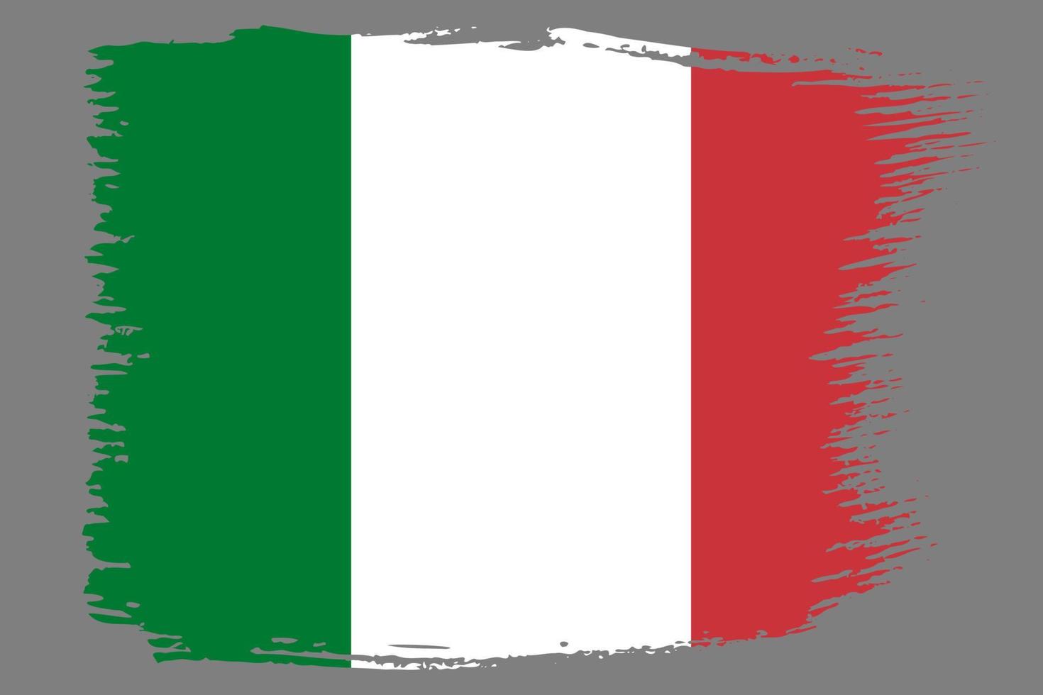 bandera nacional de italia vector