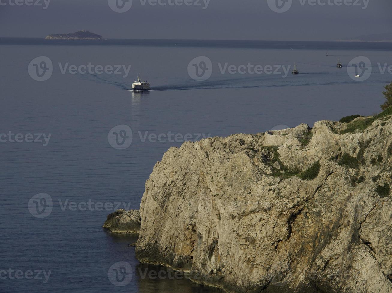 The city of dubrovnik in croatia photo