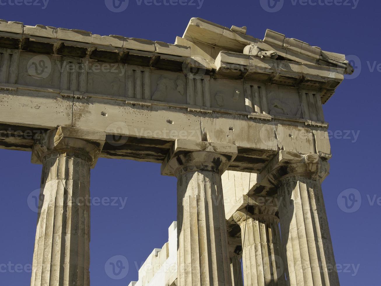 The city of Athens in greece photo