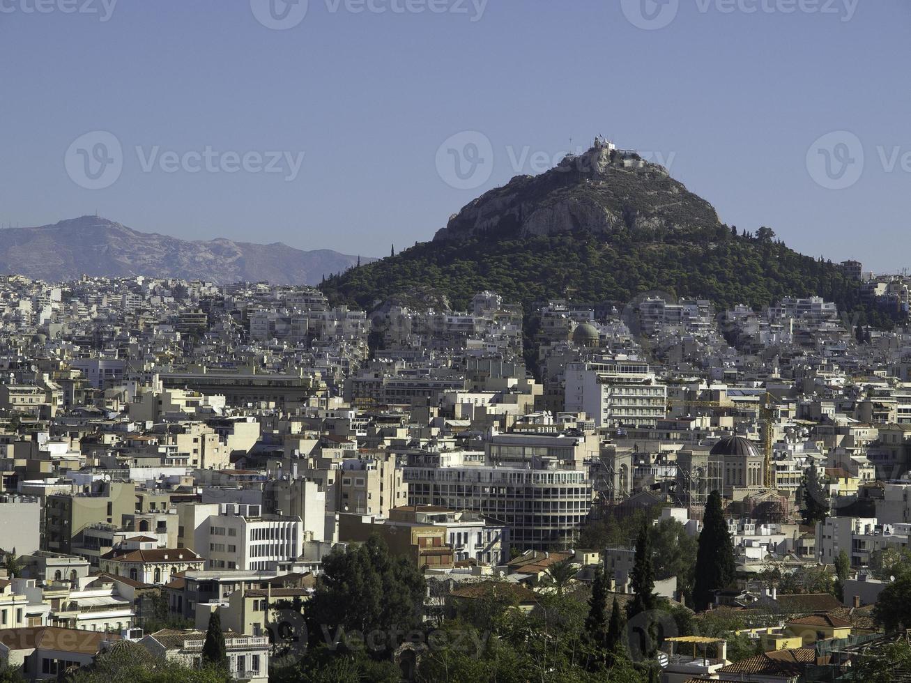 The city of Athens in greece photo