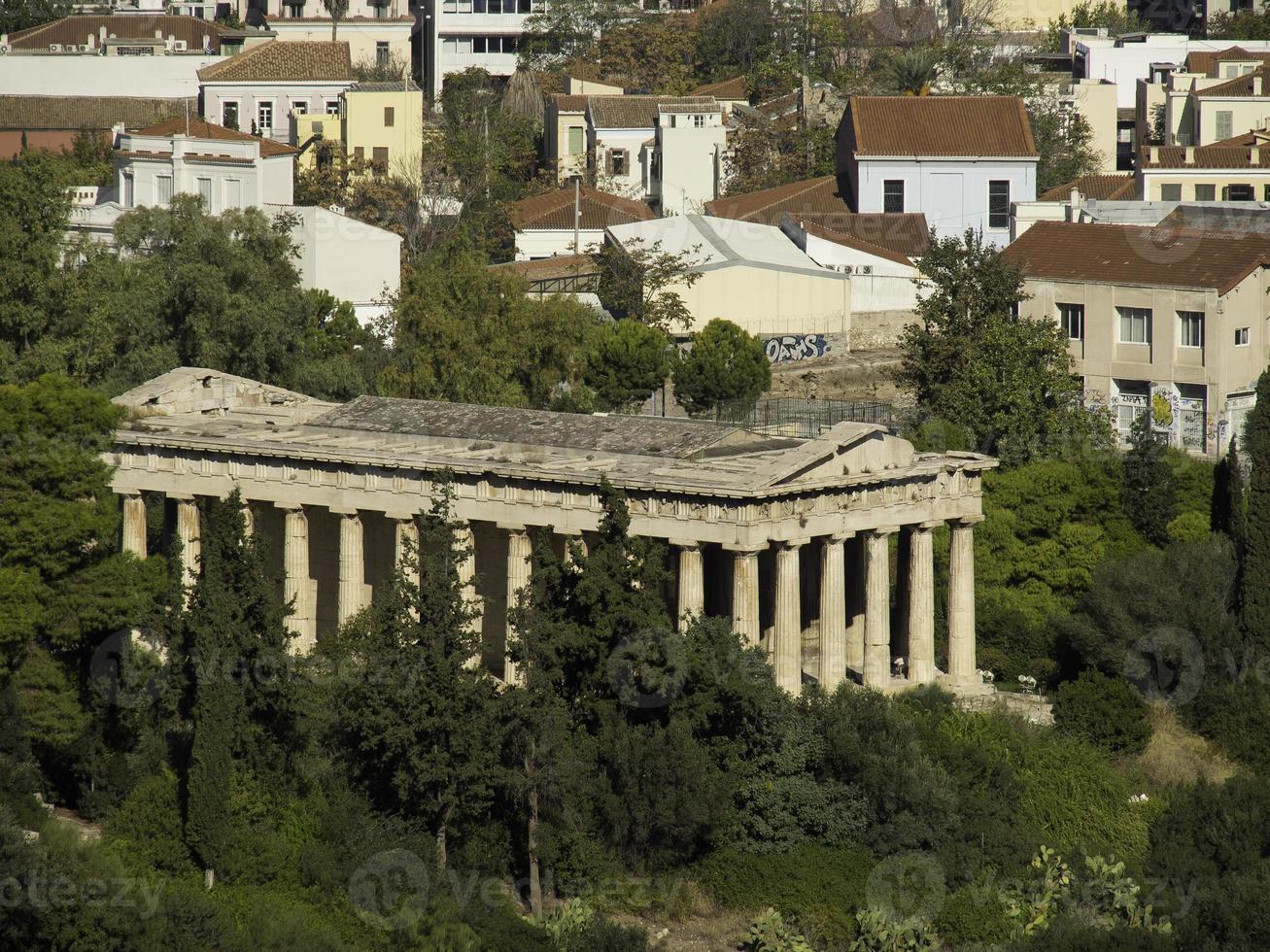 The city of Athens in greece photo